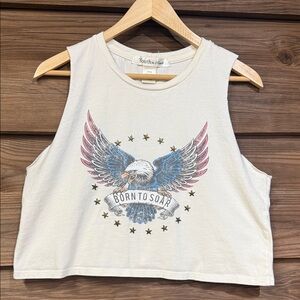 Eagle Graphic Crop Top